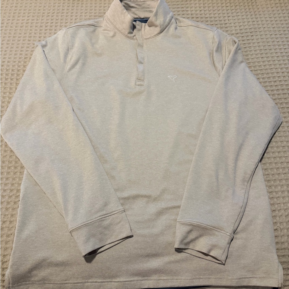 Birddogs Men's Zip Up Sweater - Light Gray